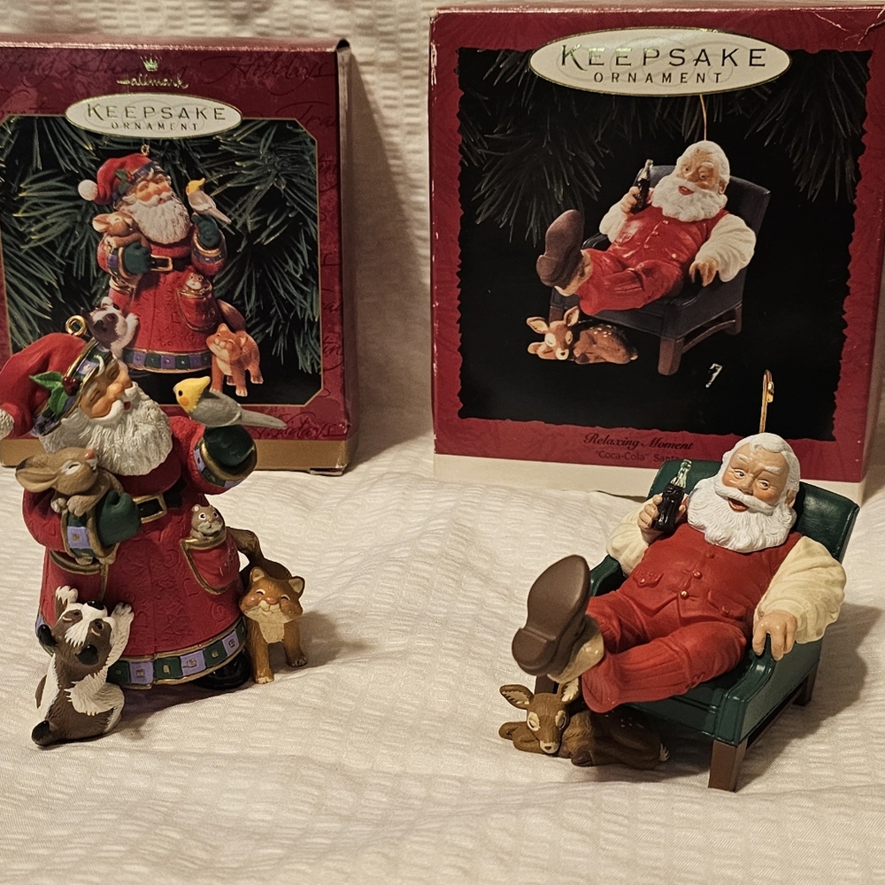 2 Hallmark Keepsake Ornament